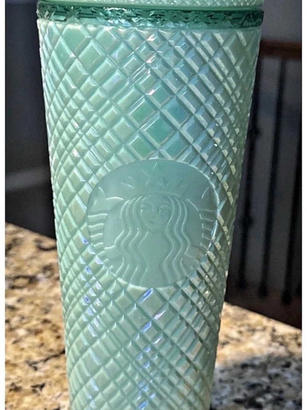 Starbucks Fall 2022 Green Iridescent Studded Tumbler